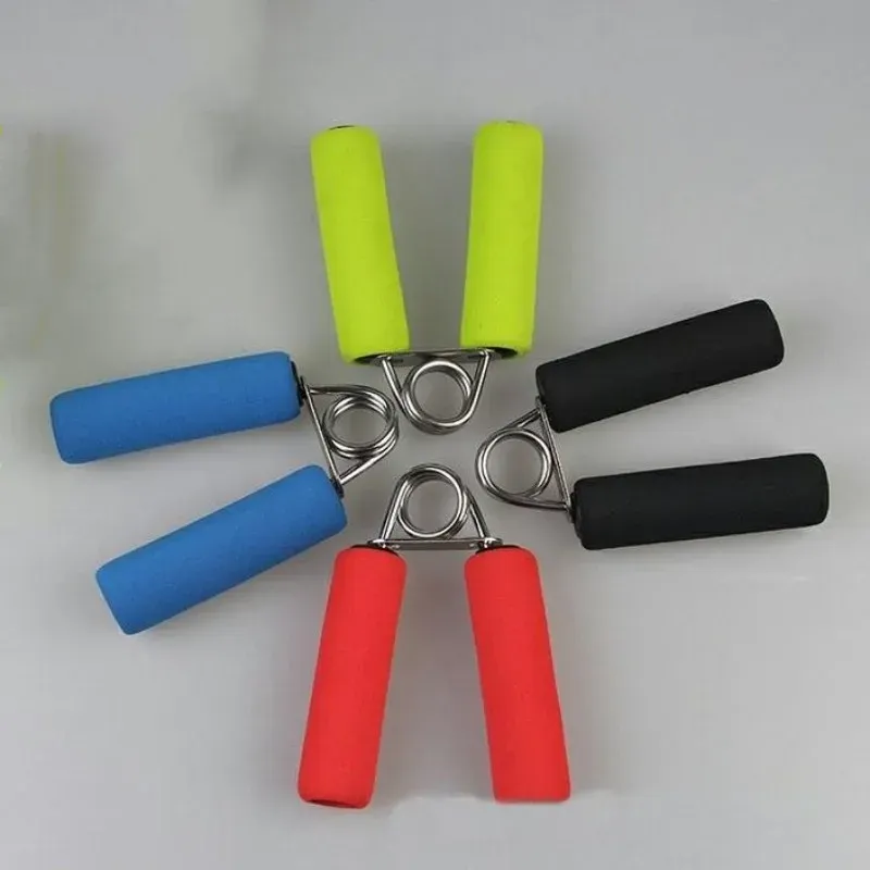 Hand Grippe foam hand grip strengthener  ,Strength Training for Fitness Gym Men's women's( random color) View Gallery - Pakistan