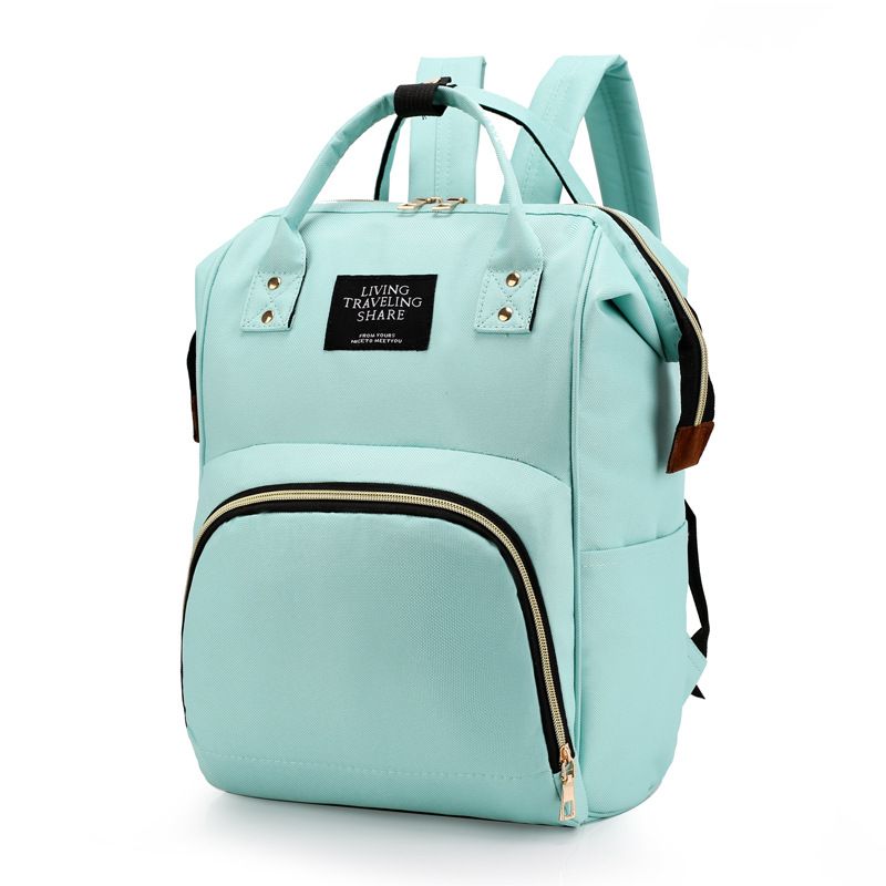 Large Capacity Mummy Bag Multi-function Women Backpack Nursing Bag for Baby Care Unisex Travail Backpack (Random color) View Gallery - Pakistan