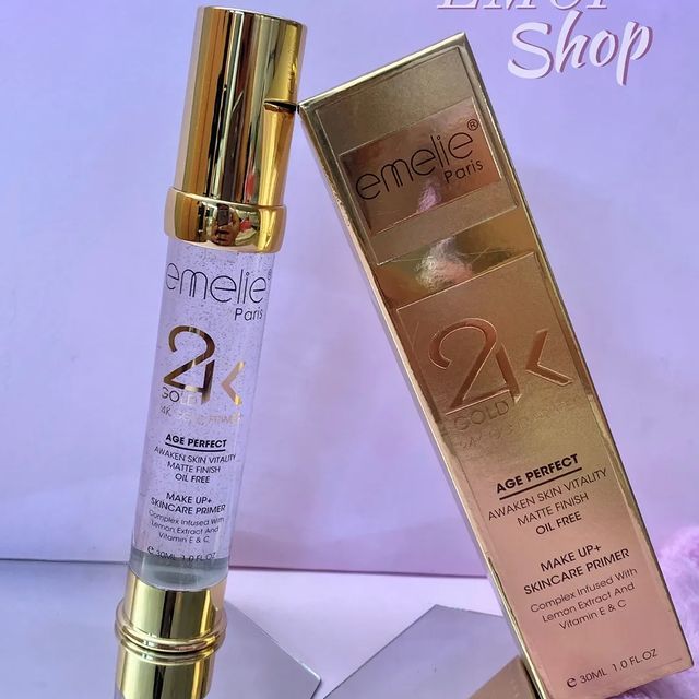 Emelie Paris 24K Gold Age Perfect Makeup+Skincare Primer (30ml) View Gallery - Pakistan
