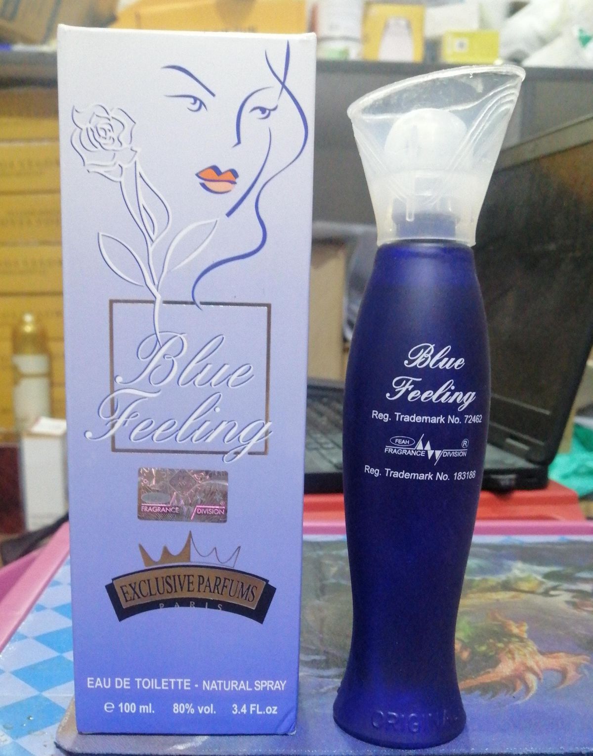 Blue Feeling Perfume || Natural Spray Exclusive for Women – 100ML View Gallery - Pakistan