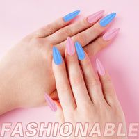 Artificial Nails Pack - 576 Nails with Glue &amp; Stickers View Gallery - Pakistan