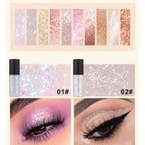 10 Colors Glitter Liquid Eyeliner Shining Eyeliner Set for girls . View Gallery - Pakistan