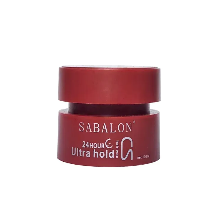 SABALON Hair Wax 24 Hour Professional Styling System , Hair Styling Wax For Ultra hold Sculpting 100ml Red View Gallery - Pakistan