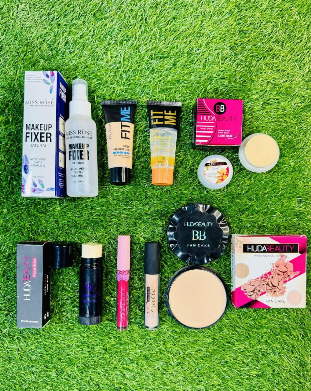 8 in 1 Makeup Deal Makeup Fixer, BB Cream, Foundation, and many more for girls View Gallery - Pakistan