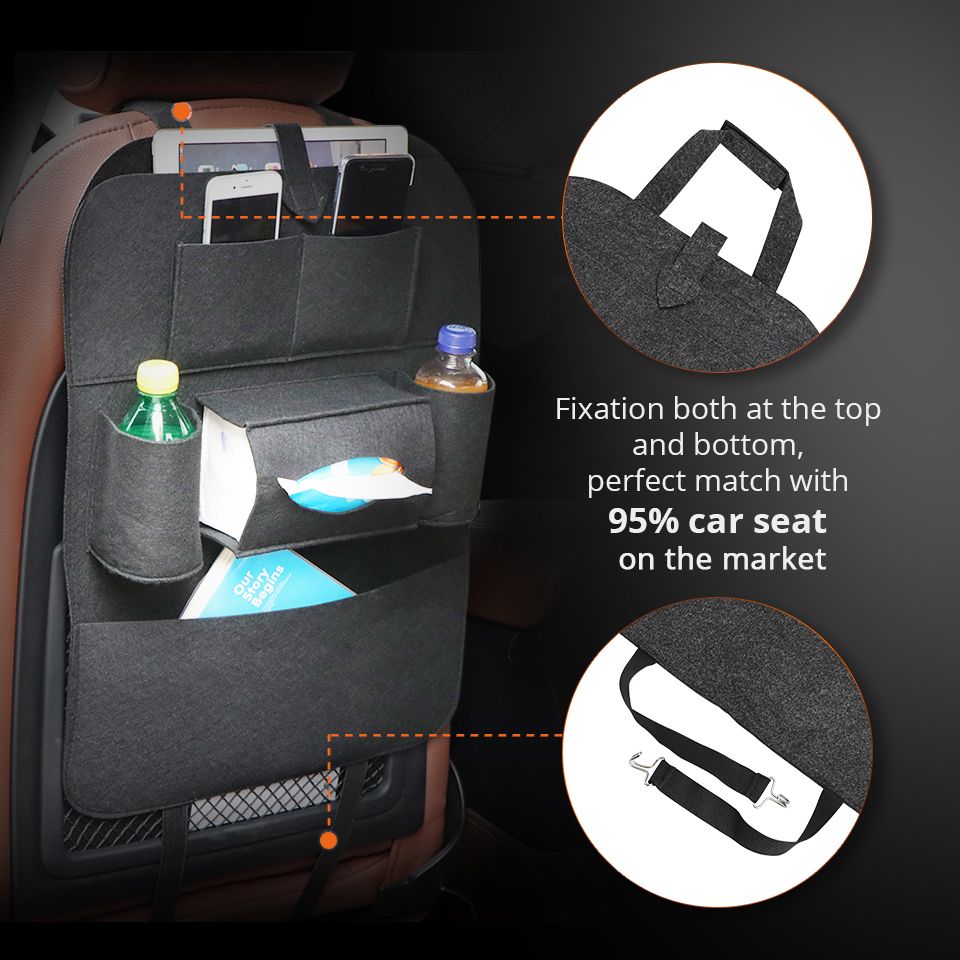 Multifunction   Car seat Organizer Car Storage Organizer Car Seat Side Organizer  Car Accessories View Gallery - Pakistan