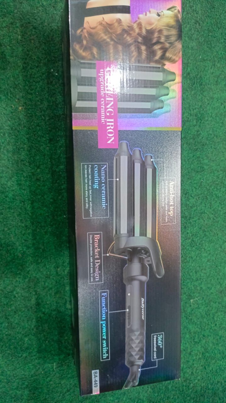 Babyverse Professional Couture Hair Pro 3 Ceramic Wave Styler- Beach Waves for Women (Random Color) View Gallery - Pakistan