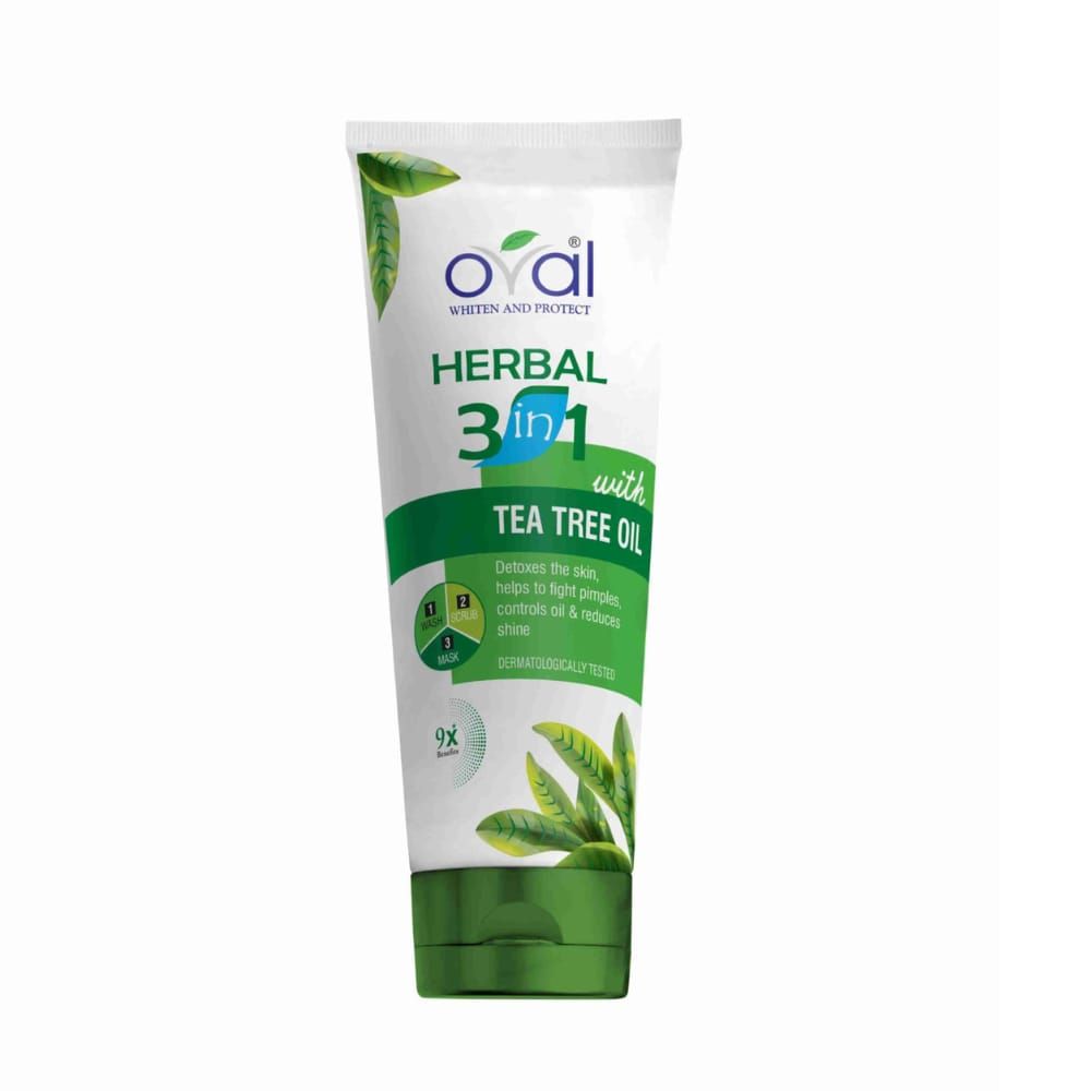 OVAL 3 in 1 Tea Tree Herbal tube  ( 150 ml) View Gallery - Pakistan