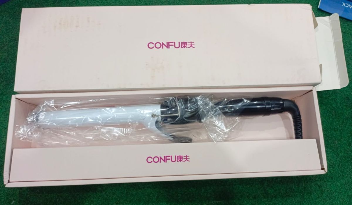 CONFU Curling Iron KF-482 | Professional Ceramic Coated Curling Iron View Gallery - Pakistan