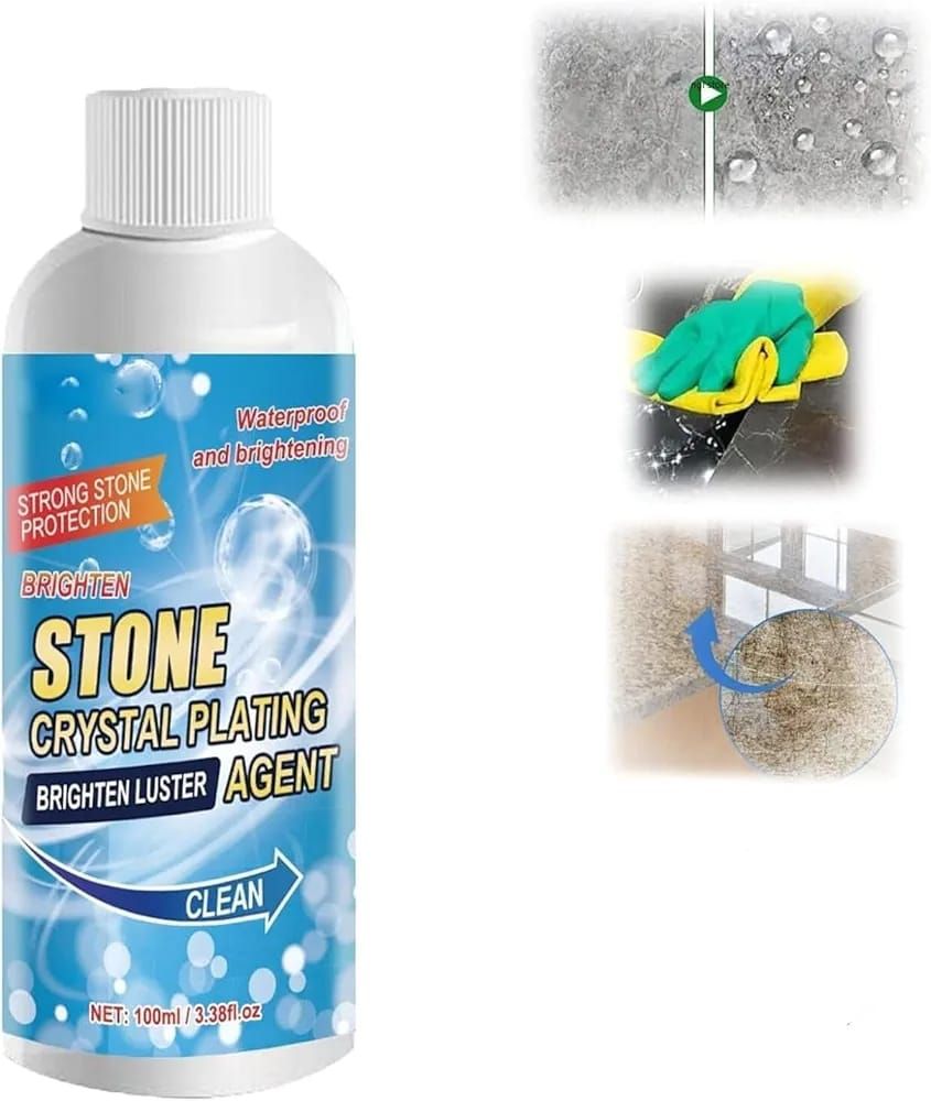 Stone crystal Agent Cleaner, Marble Cleaner and Polish, Universal Stone Cleaner(Tile cleaner) 250ml View Gallery - Pakistan