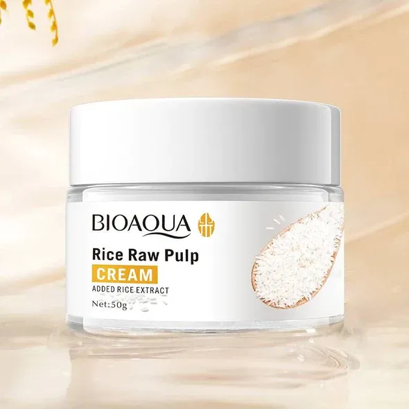 BIOAQUA Rice Raw Pulp Moisturizing Face Cream 50g View Gallery - Pakistan