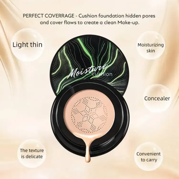 Sunisa Foundation Waterproof Mushroom Head Air Cushion BB Cream Liquid Foundations CC Cream View Gallery - Pakistan