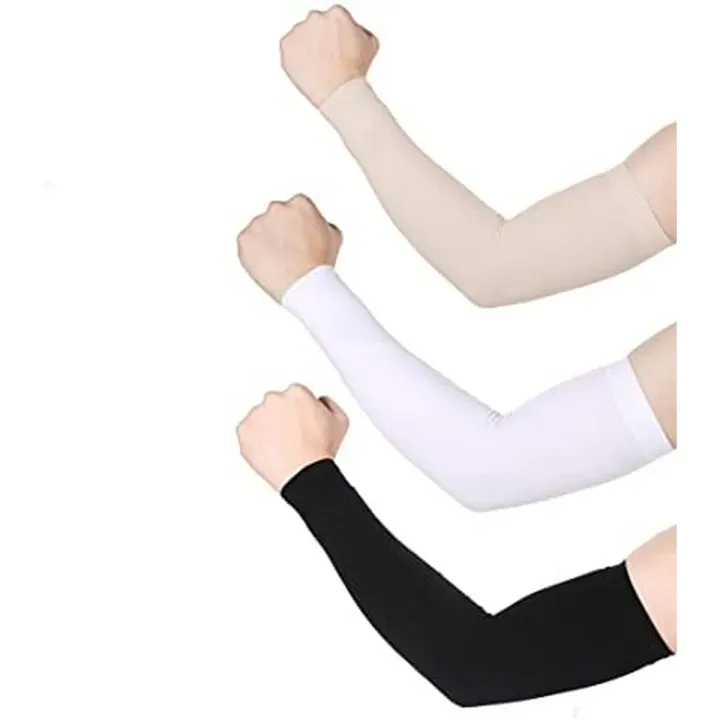 pack of 3 arm sleeve From the Sun, Long-Sleeved Gloves for All Outdoor Sports, for UV Protection for Cycling, Outdoor Sports, Golf, View Gallery - Pakistan