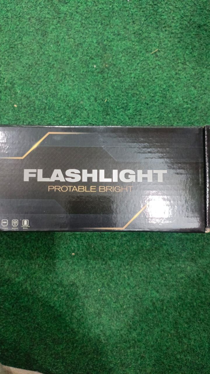 Portable LED flashlight, 3 light intensity modes, USB, View Gallery - Pakistan