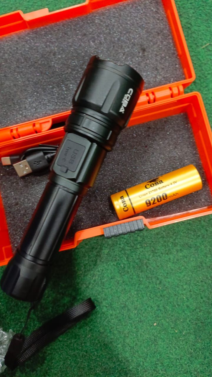 Cobra TG Usb Charging Led Flashlight 200M View Gallery - Pakistan
