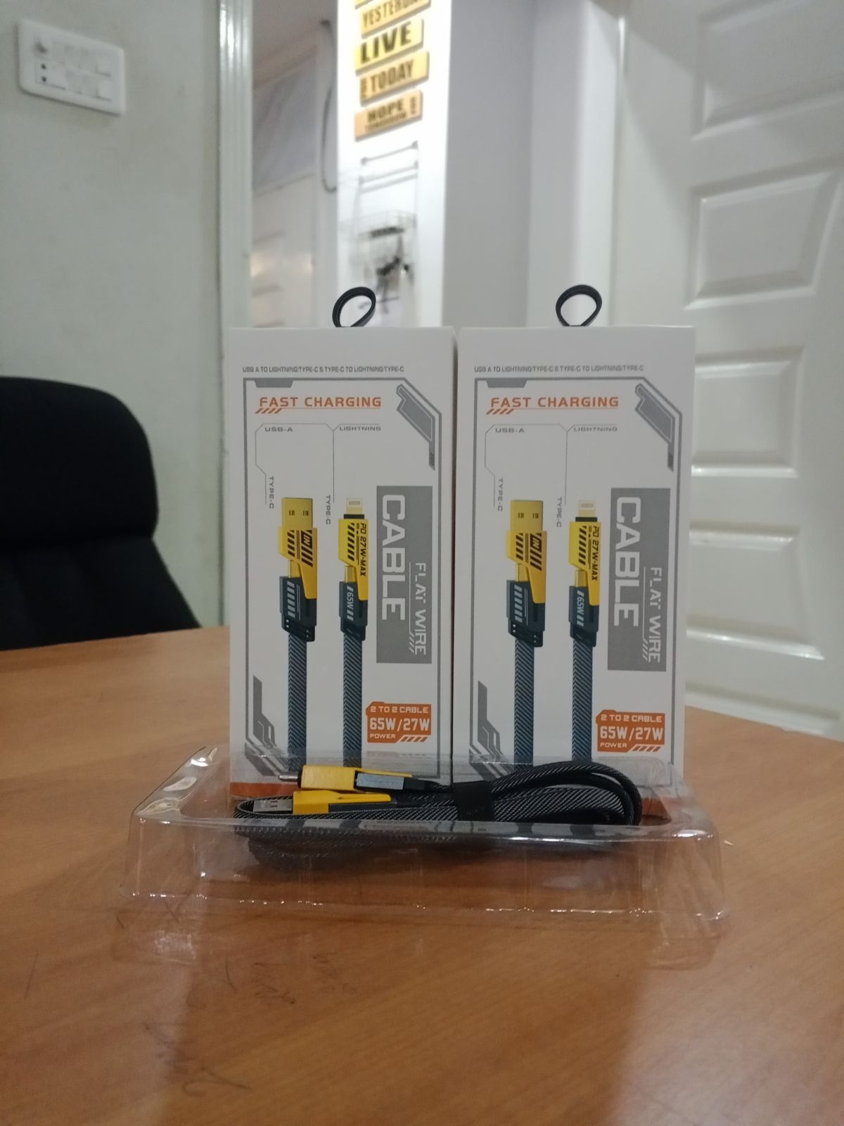 4 in 165W Fast Charging Data Cable (With Box) View Gallery - Pakistan