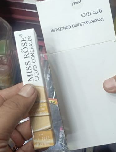 Miss Rose Deal of 05 –Foundation, concealer , Makeup Fixer , face powder , Blender puff  best deal for girls View Gallery - Pakistan