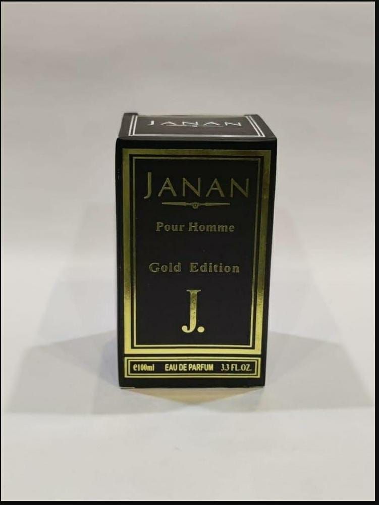 J. Janan Gold Edition Perfume Long Lasting Fragrance, Mood Enhancing for Men (100 Ml)