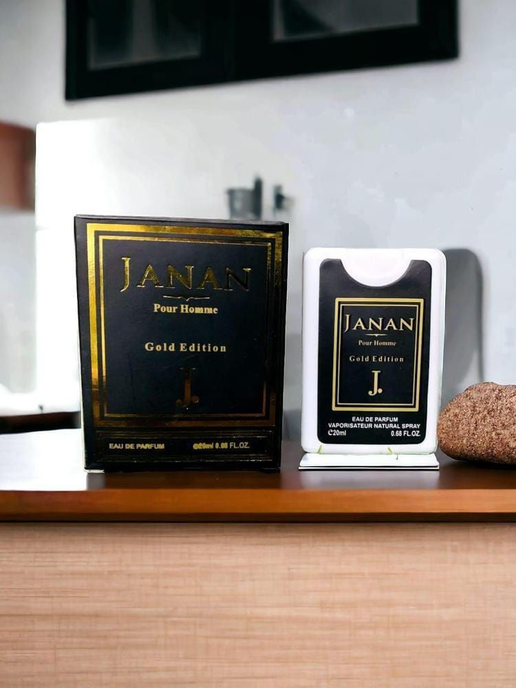 (Pack Of 3 ) J. Janan Gold Edition Long Lasting Fragrance Unisex Perfume View Gallery - Pakistan