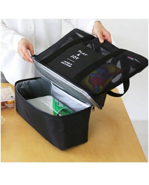Hanging Travel Outdoor Picnic Cool Bag Organizer (random color) View Gallery - Pakistan