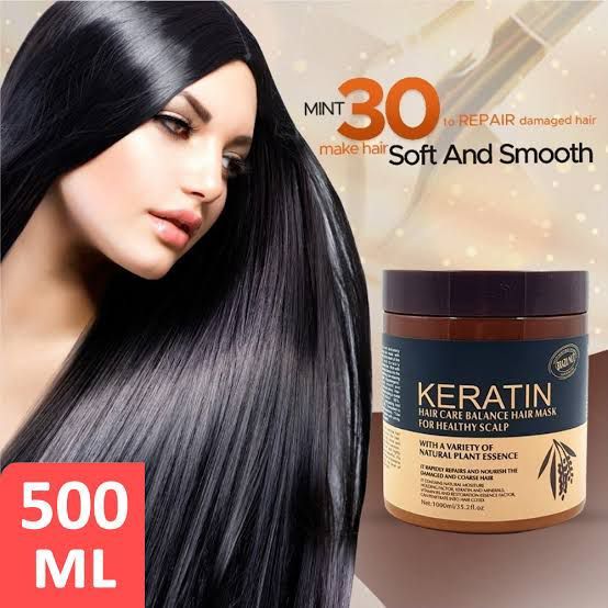 Pack Of 2 | Keratin Hair Mask Treatment Your Secret to Shiny, Healthy Hair 500ml View Gallery - Pakistan