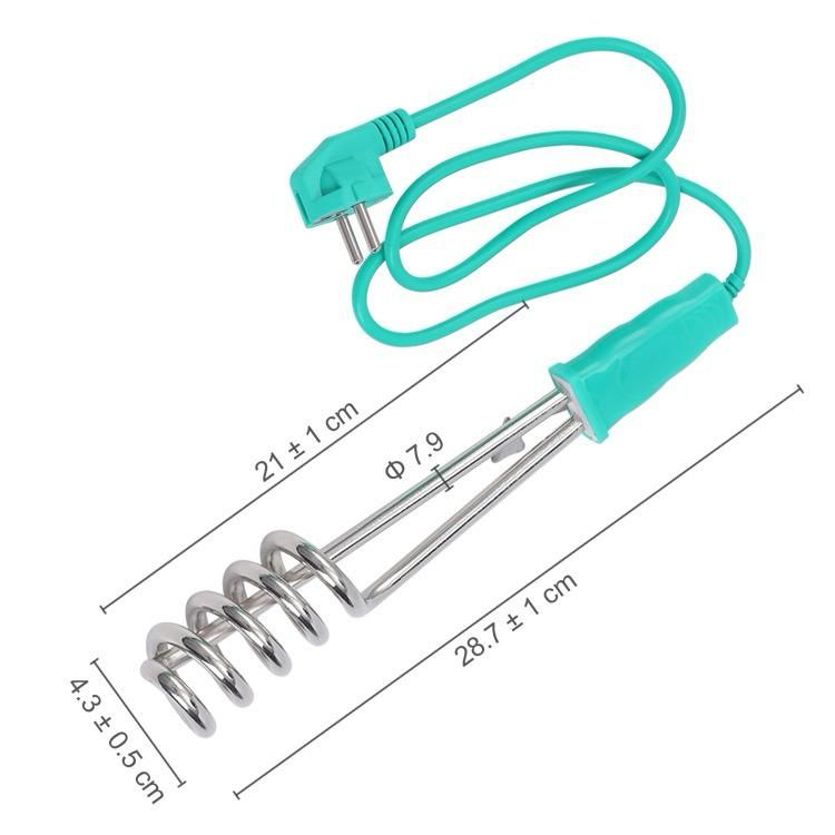 Electric Water Heating Rod Portable Electric Water Heater Electric Water Immersion Rod 1200 watt Local (Random Color) View Gallery - Pakistan