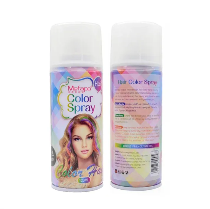 Temporary Hair Colour Spray-Golden (120ml) View Gallery - Pakistan