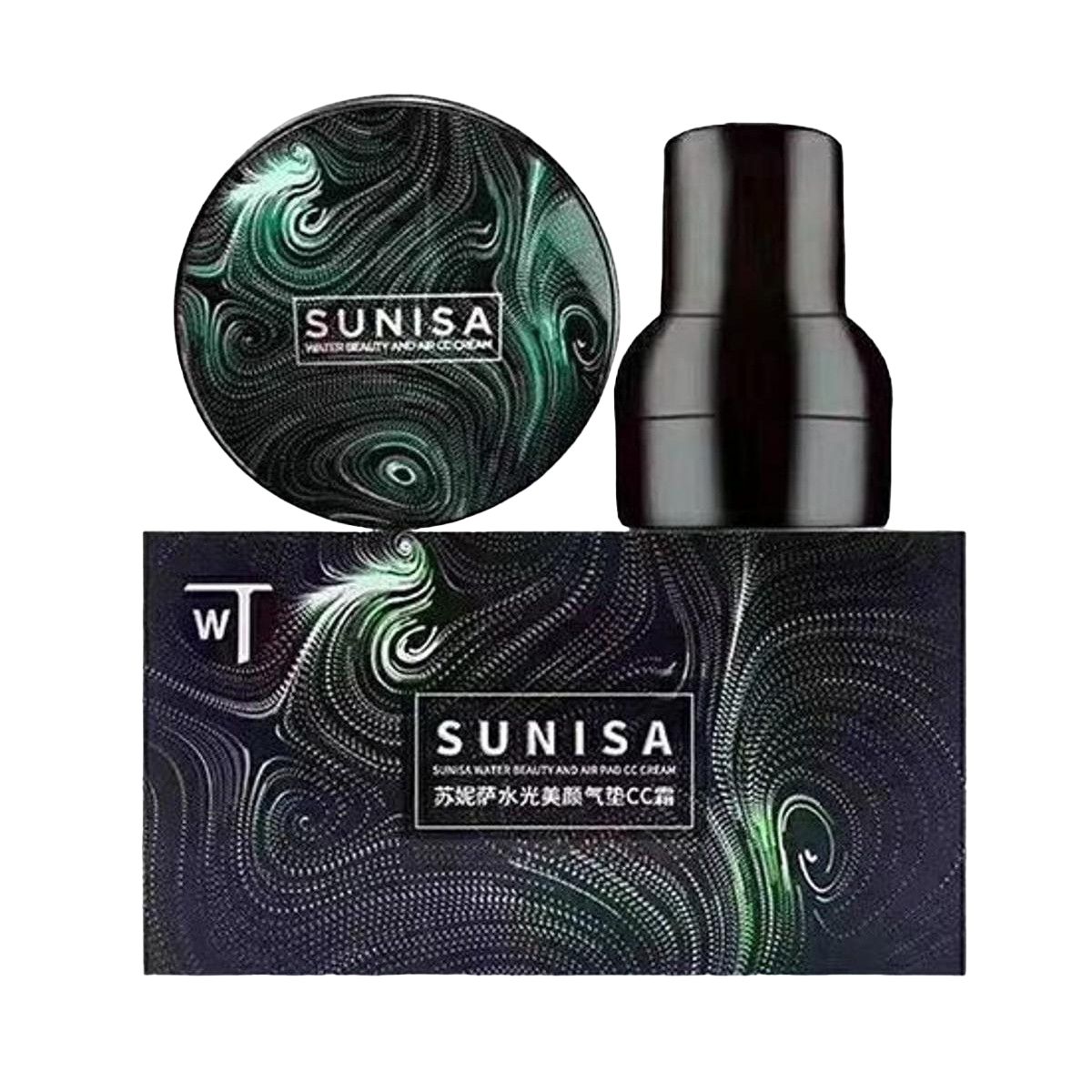 Sunisa 3 In 1 Air Cushion Cc And Bb Cream Waterproof Foundation Cream ORGINAL 100 %