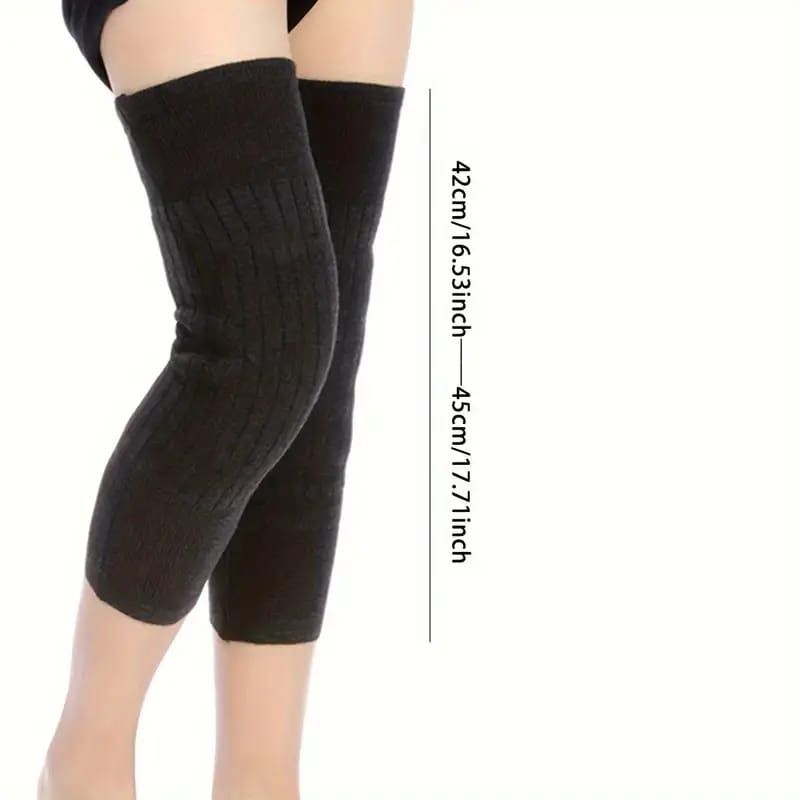 (1Pair) Knee Warmer Woolen Knee Cap For Men And Women (random Design) View Gallery - Pakistan