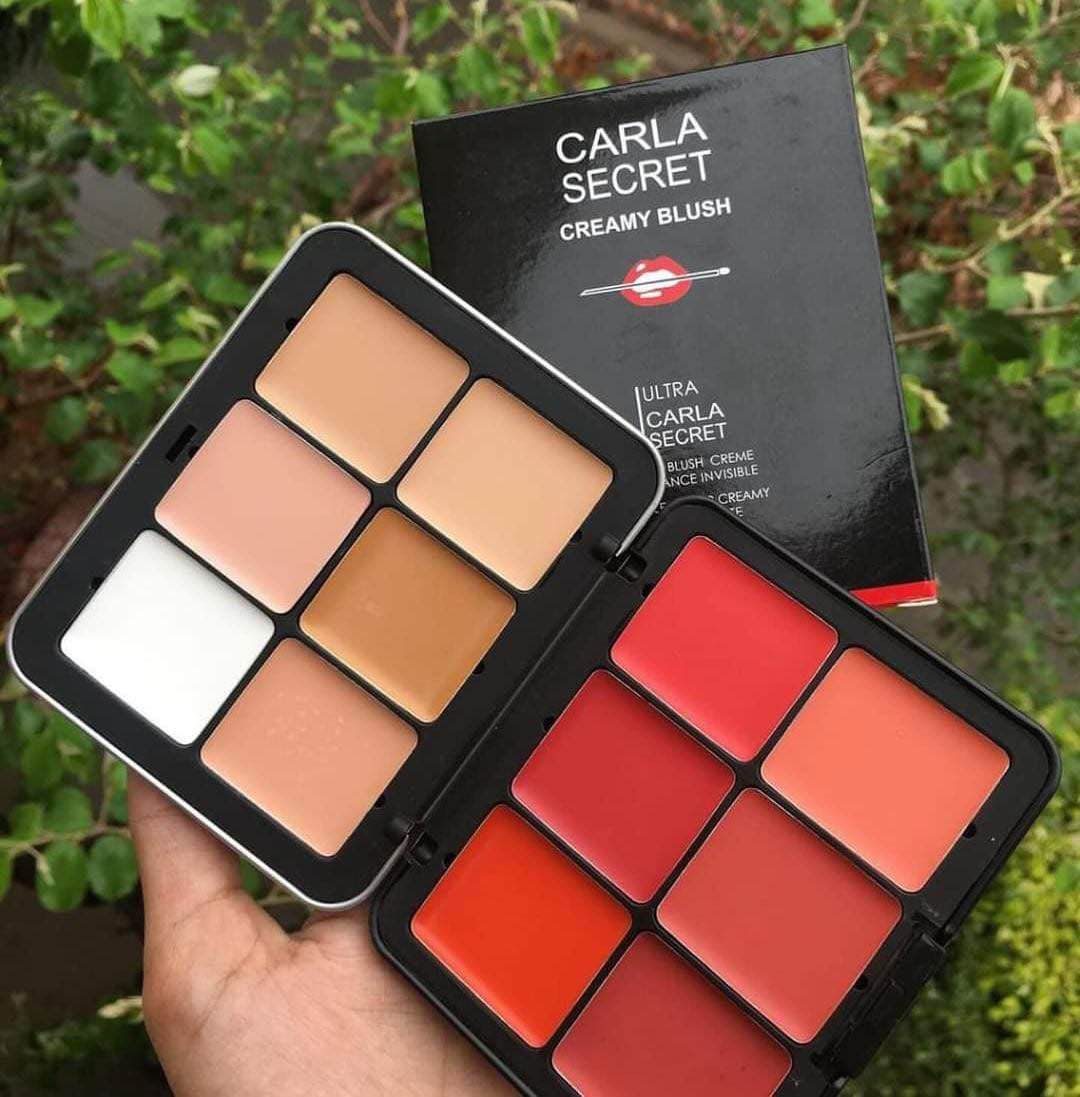 Trendy Carla Secret Cream Concealer &amp; Blush Pallet View Gallery - Pakistan