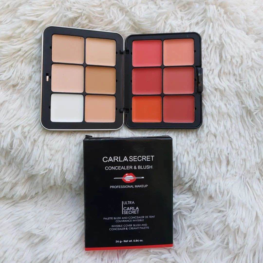 Trendy Carla Secret Cream Concealer &amp; Blush Pallet View Gallery - Pakistan