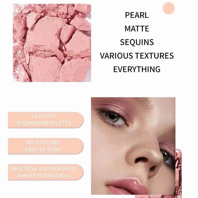Warda Beauty 26 colors Matte Long Lasting Pigmented Eyeshadow palette View Gallery - Pakistan