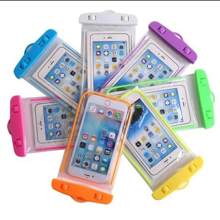 Water Proof  Cover Bag for Mobile - Random Color View Gallery - Pakistan