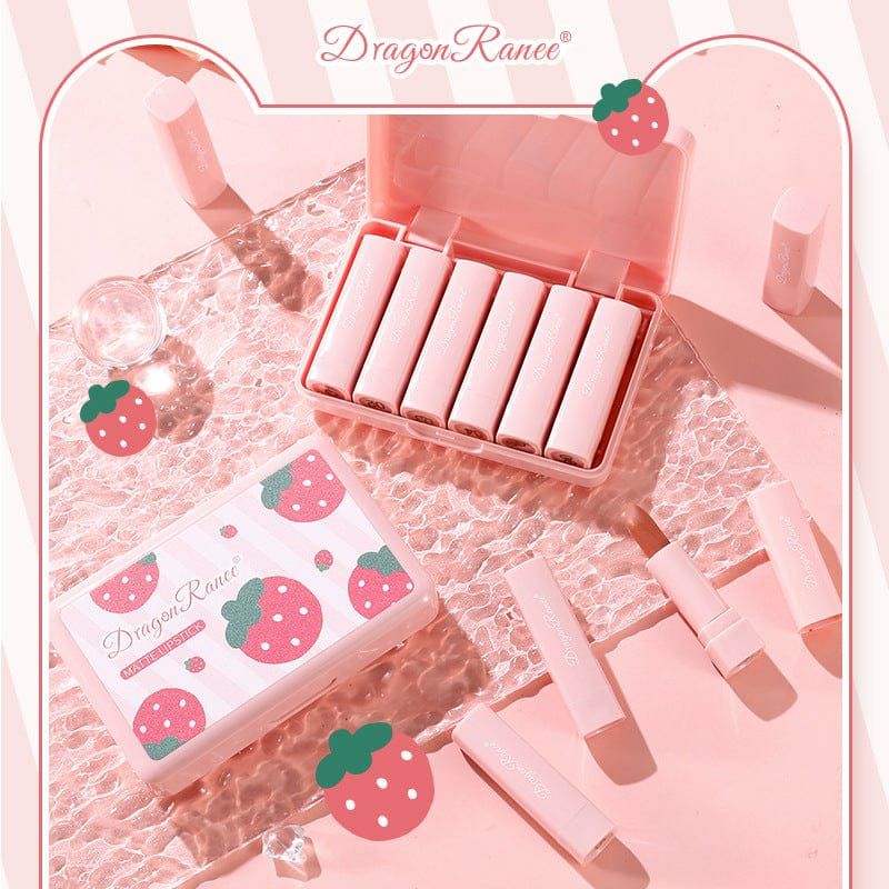 6 Pcs Dragon Ranee Matte Lipstick Set, Pack of 6 View Gallery - Pakistan