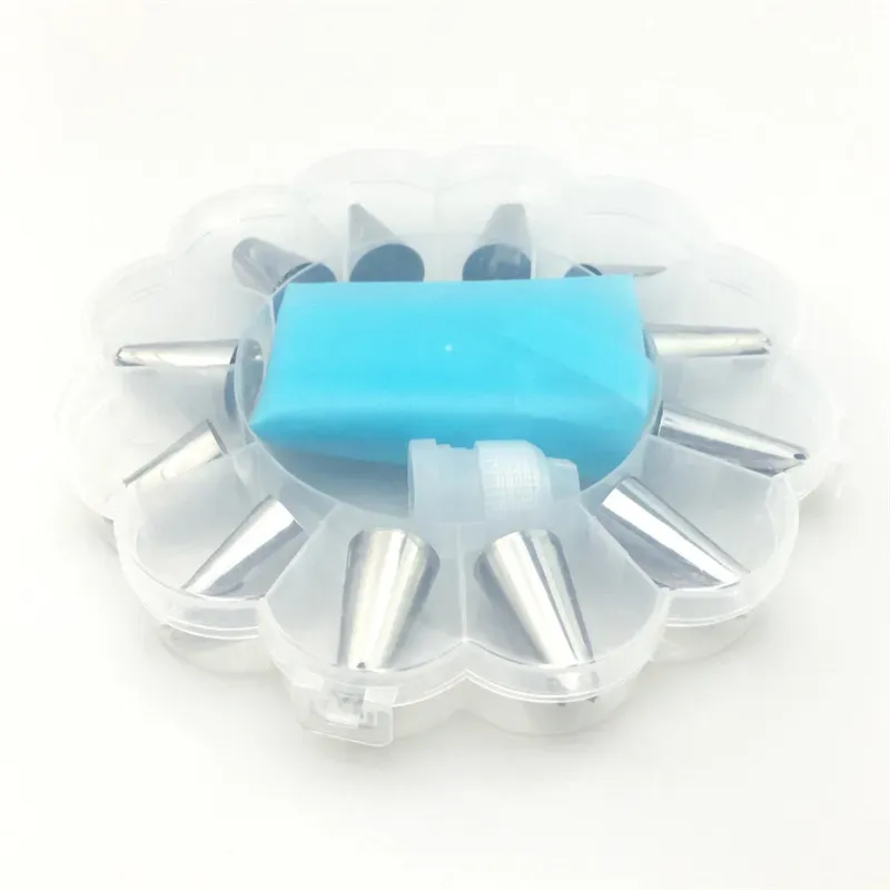 15pcs Piping Nozzles Pastry Cream Tips Stainless Steel View Gallery - Pakistan