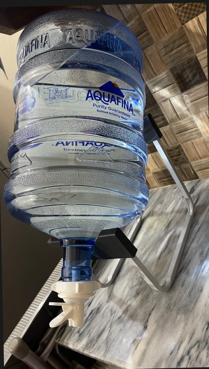 Portable Strong Water Dispenser Bottle Stand with Nozzle Tap (Random color) View Gallery - Pakistan