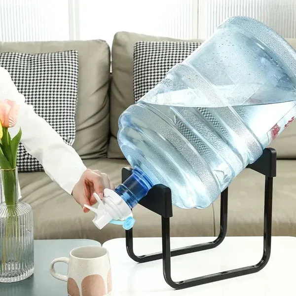Portable Strong Water Dispenser Bottle Stand with Nozzle Tap (Random color) View Gallery - Pakistan