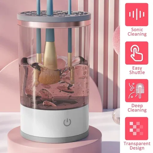 Portable Electric Makeup Brush Cleaner Machine USB Make up Brush Cleaner Machine View Gallery - Pakistan
