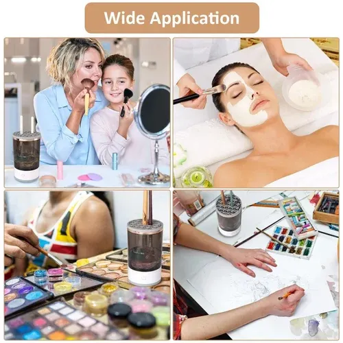 Portable Electric Makeup Brush Cleaner Machine USB Make up Brush Cleaner Machine View Gallery - Pakistan