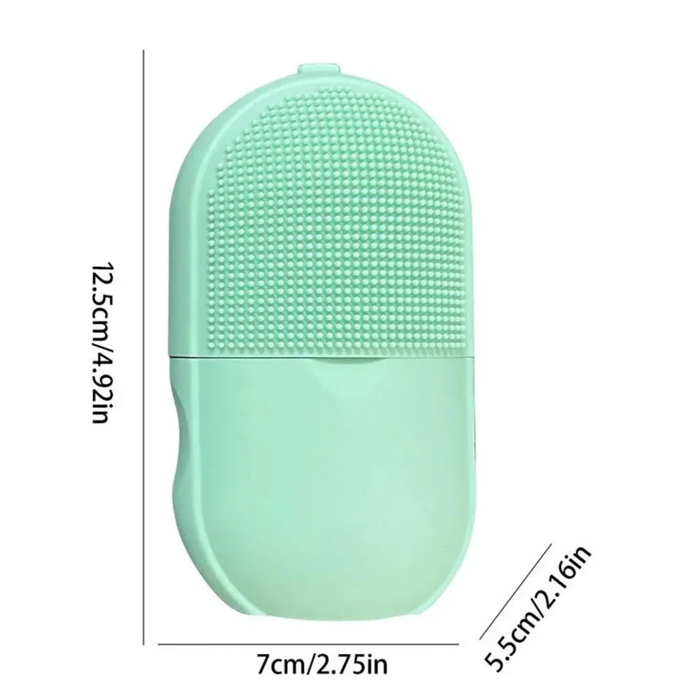 Silicone Cleansing Ice Lattice | Ice Roller Facial Massage | Ice Cube Roller with Scrub - Random color View Gallery - Pakistan