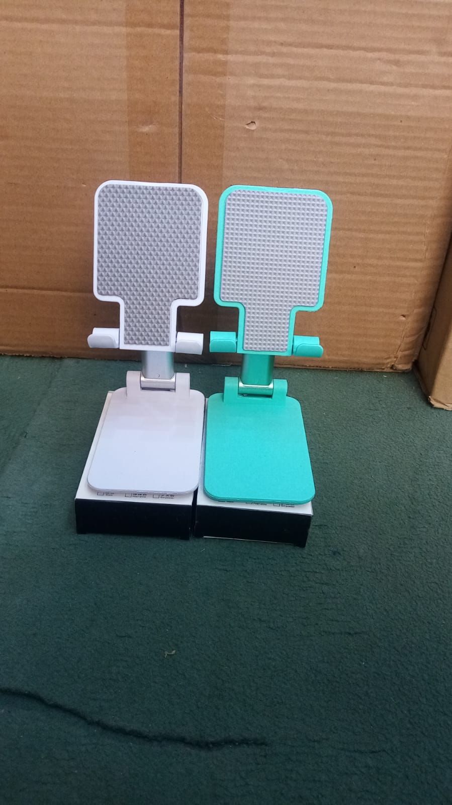 Foldable, Portable Mobile Stand, Mobile Holder (random color) View Gallery - Pakistan