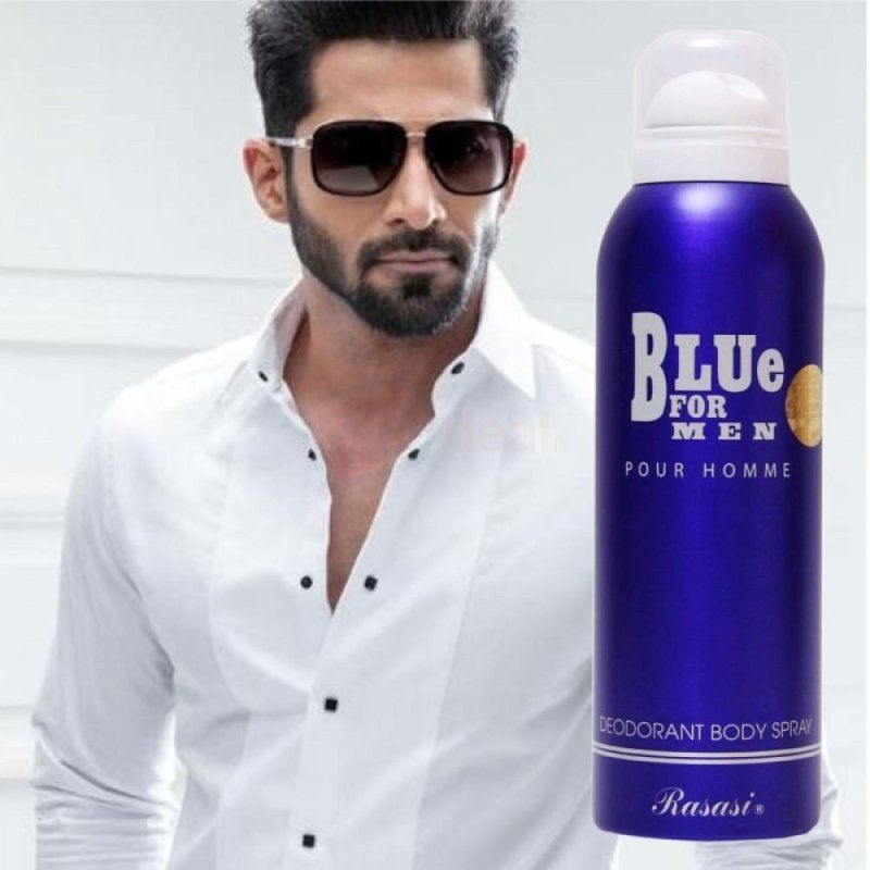 Rasasi Blue For Men Body Spray - 200ml ( Original ) View Gallery - Pakistan