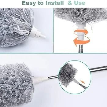 Microfiber Duster for Cleaning with Telescoping Extension Pole View Gallery - Pakistan
