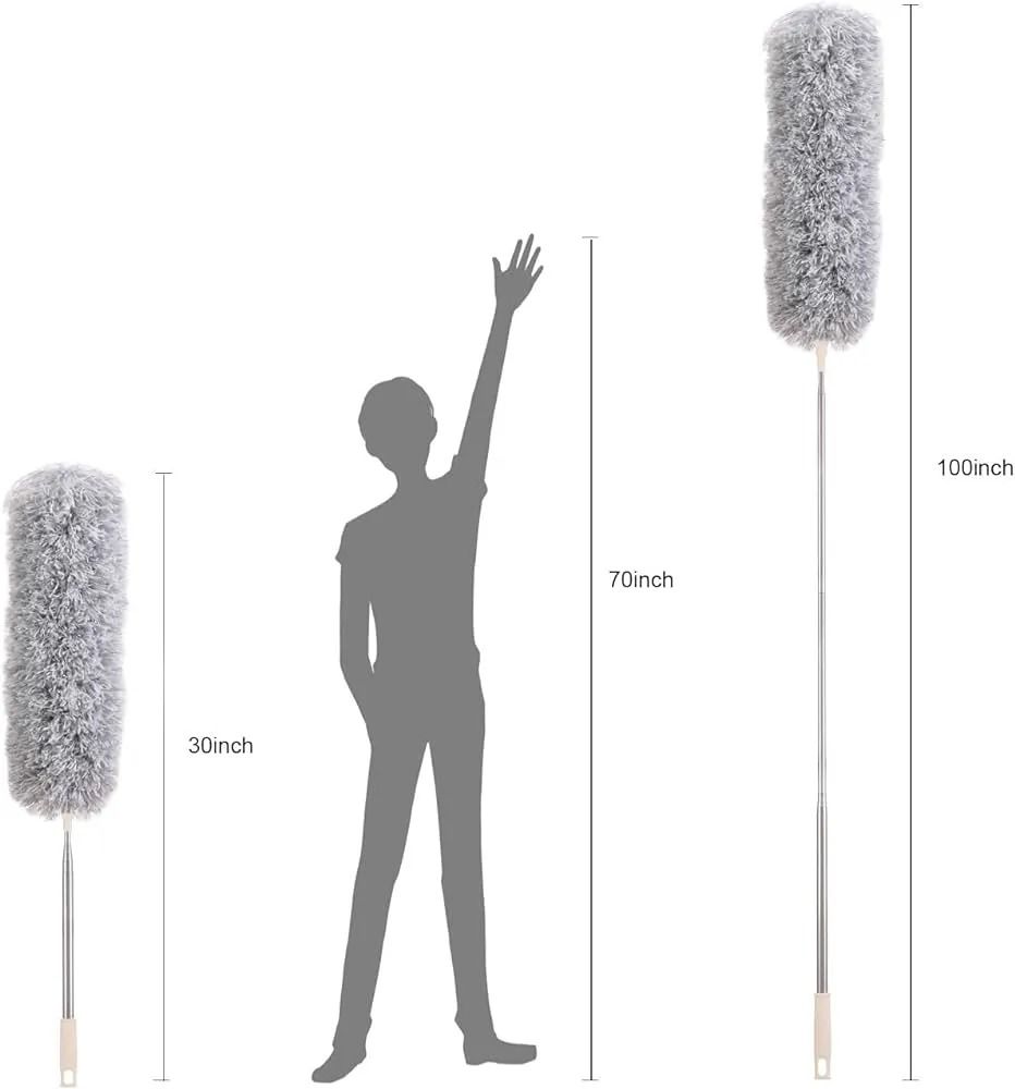 Microfiber Duster for Cleaning with Telescoping Extension Pole View Gallery - Pakistan