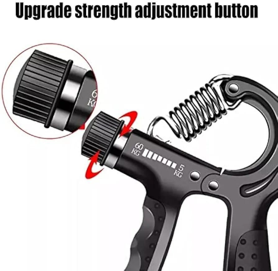 Hand Grip Strengthener Adjustable Resistance Wrist Strengthener Forearm Gripper Hand Workout Squeezer Grip Strength Trainer(Random colour) View Gallery - Pakistan