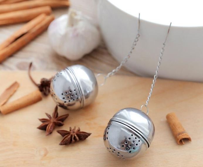 Tea Infuser , Stainless Steel Tea Ball Strainer Filter Infuser for Loose Leaf Tea and Mulling Spices View Gallery - Pakistan