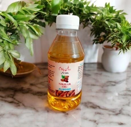 Nikhar Sweet almond oil / good for the skin and hair View Gallery - Pakistan