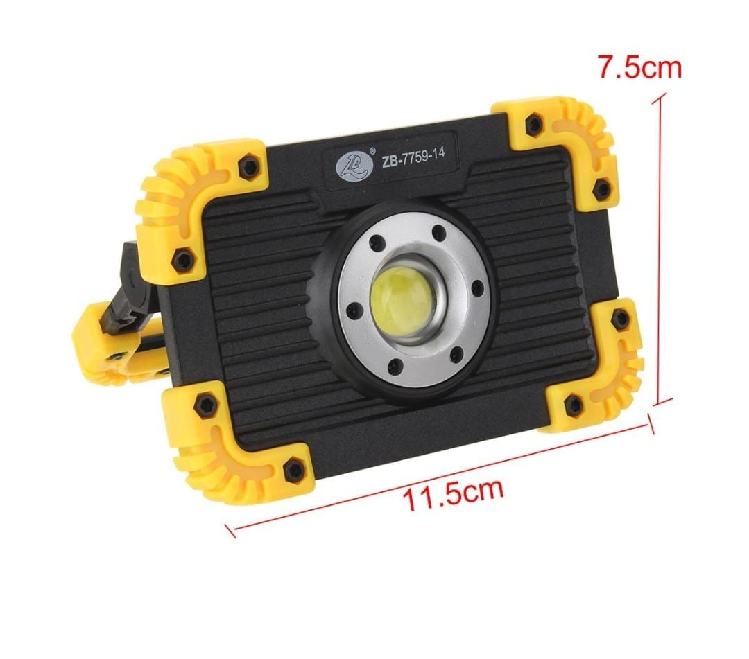Portable COB LED Floodlight USB Charging Rechargeable Spot Work Outdoor Camping Lamp View Gallery - Pakistan