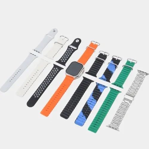 Y80 Ultra 8 in 1 Smart watch ,8 Straps 49MM Big Display  (Random Colour) View Gallery - Pakistan