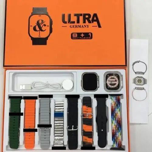 Y80 Ultra 8 in 1 Smart watch ,8 Straps 49MM Big Display  (Random Colour) View Gallery - Pakistan