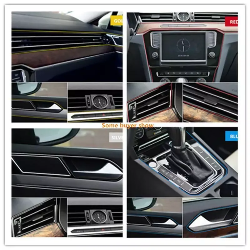 5Meter Cars Auto Accessories Dashboard Car Styling Interior Decoration Strips Molding Trim ( Red Color View Gallery - Pakistan
